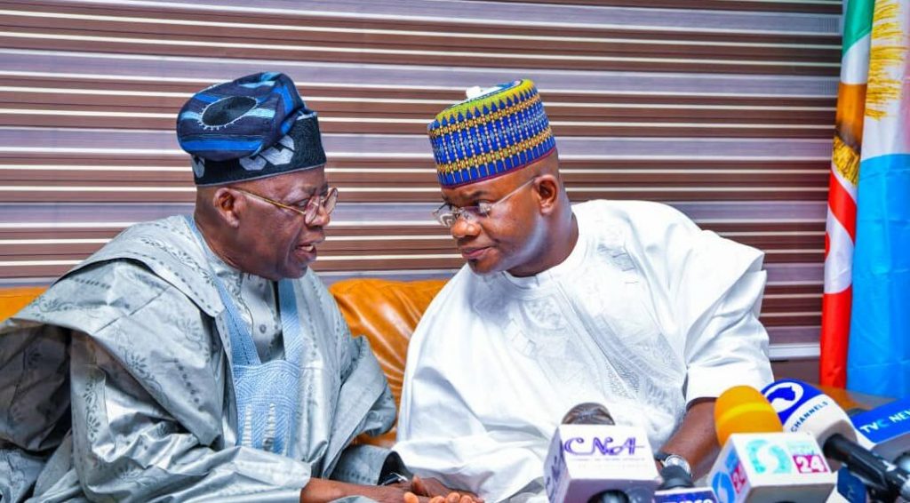 Yahaya Bello and Tinubu